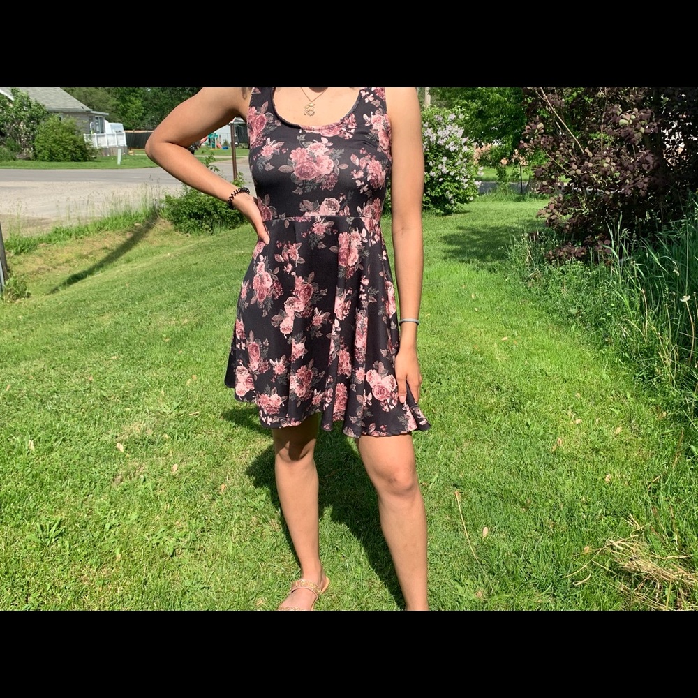 Floral skater dress